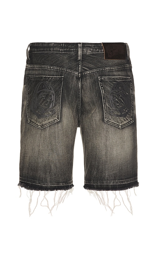 Billionaire Boys Club Cadet Crater Black Jean Shorts In Black