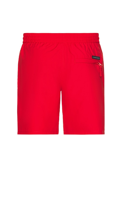 Billionaire Boys Club Bb Curve Drawstring Shorts In Red