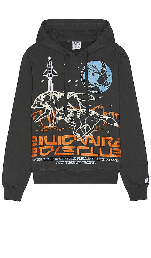 Shop Billionaire Boys Club Hunt For The Moon Hoodie In 沥青色