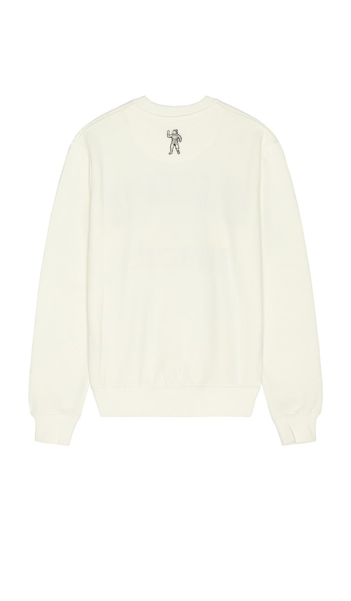 Billionaire Boys Club Collegiate Embroidered Sweatshirt In White