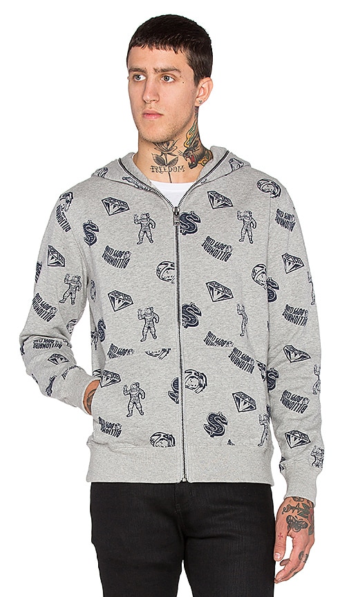 billionaire boys club grey sweatshirt