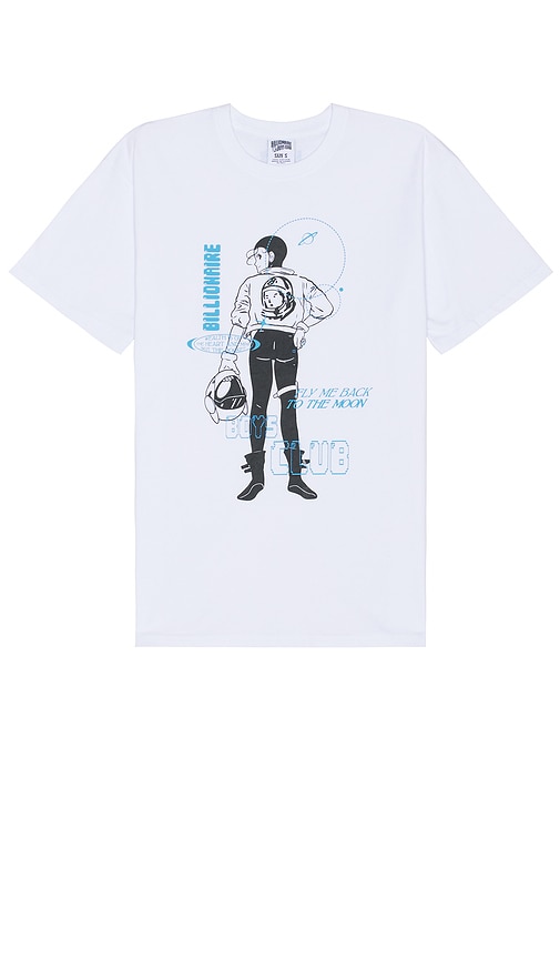 Billionaire Boys Club Farewell Short Sleeve Tee in White