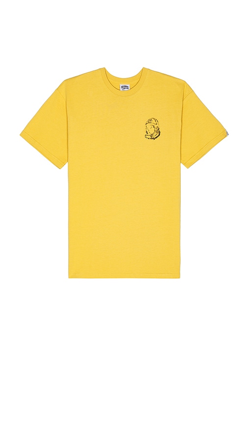 Billionaire Boys Club Chalkdust Short Sleeve Tee In Yellow