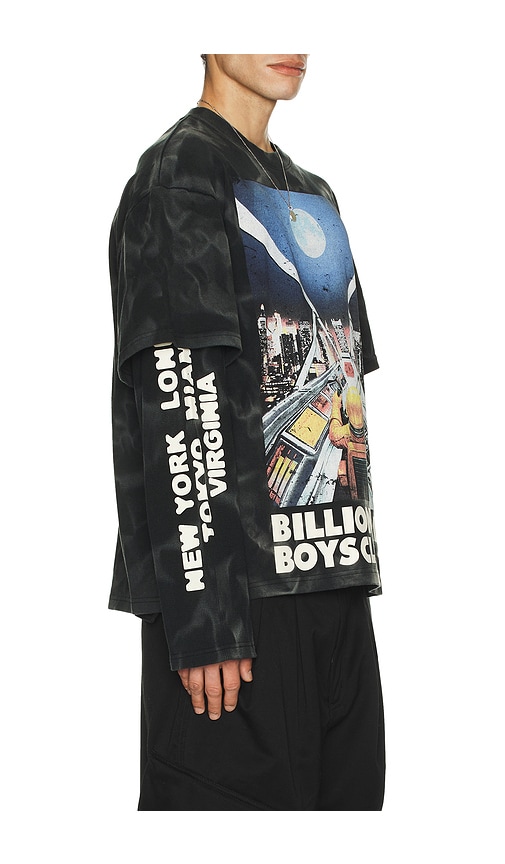  Billionaire Boys Club Camiseta Manga Larga Arrival En Color Negro Talla L  (también En M, S, Xl/1x). 