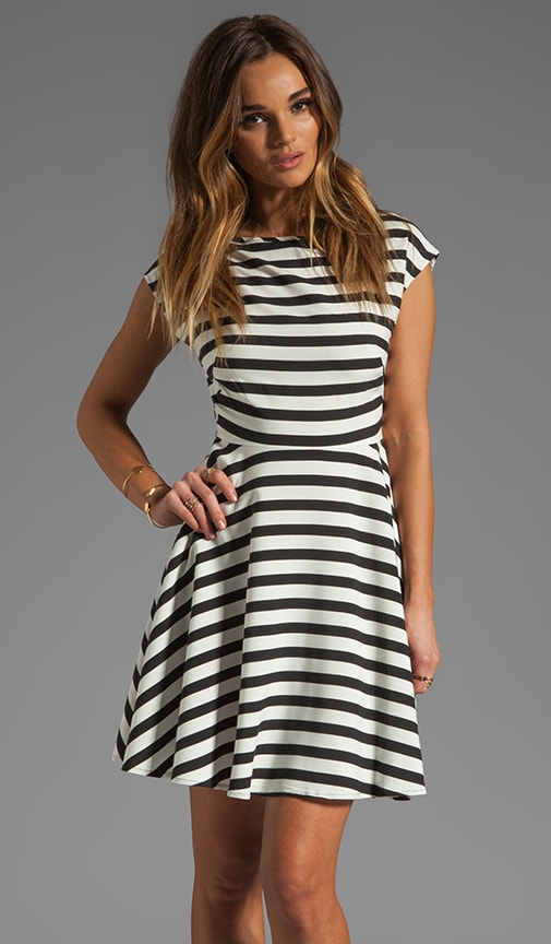 Zamora Stripe Rayon Dress