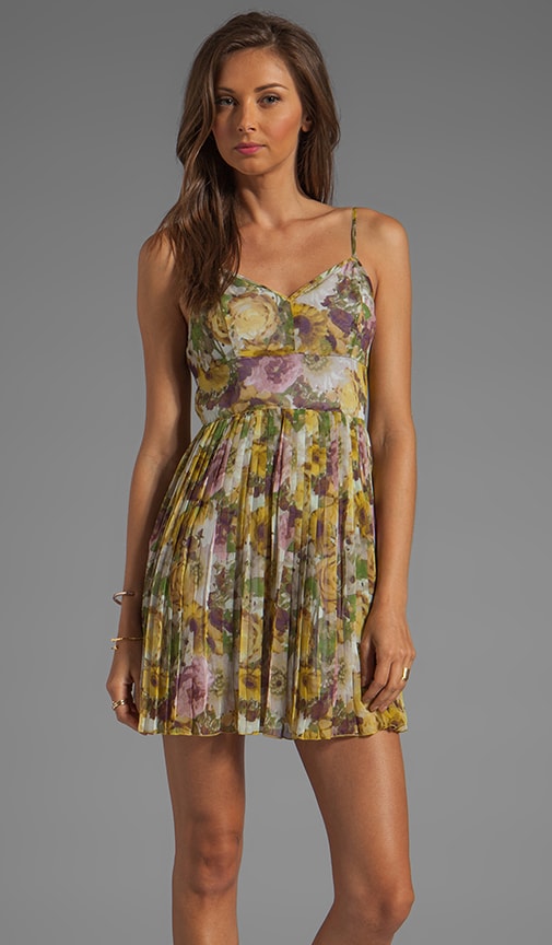 Somervell Fiore Printed Poly Chiffon Dress