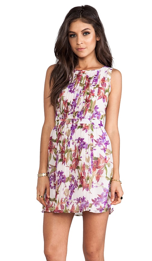 Abril Orchid Printed Tank Dress