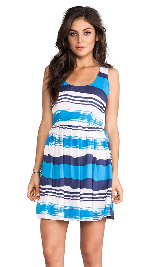 Jamband Wave Printed Tank Dress