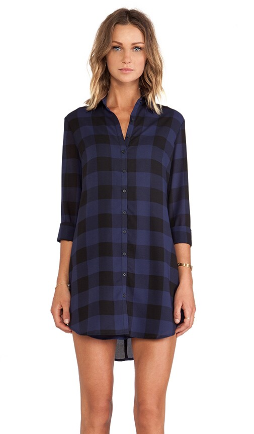 Keenan Plaid Shirt Dress