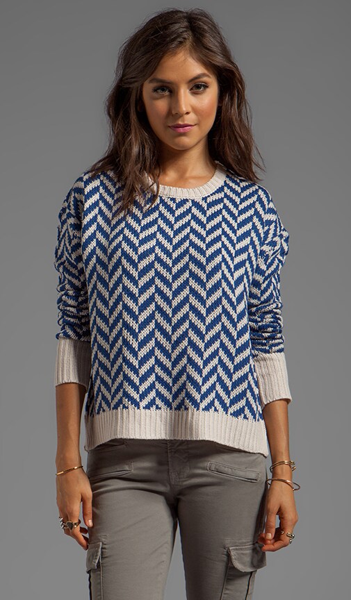 Dolores Zig Zag Pattern Sweater Knit