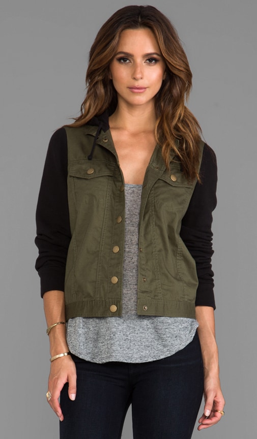 Wave Button Up Hoodie