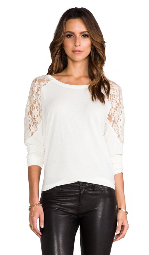 Corey Pullover w/ Metallic Lace