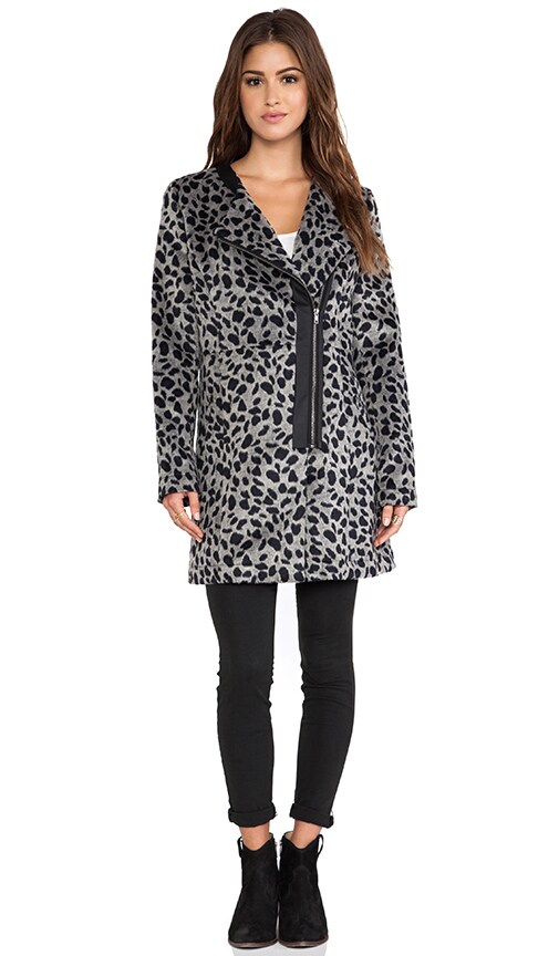 Elden Leopard Faux Fur Jacket