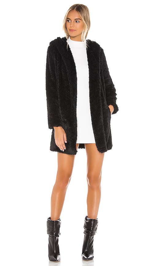 JACK by BB Dakota Its Shawl Good Faux Fur Jacket