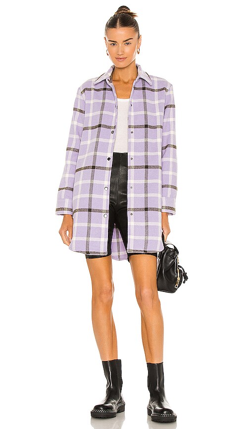 Steve Madden - Eldridge Oversize Plaid Shirt Jacket