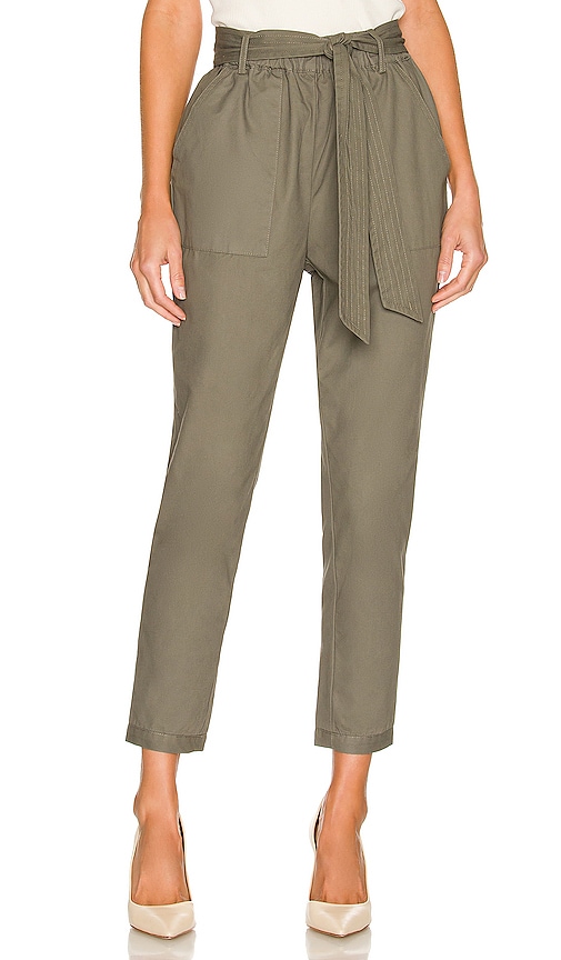 Steve Madden Tied Up Pant in Olive