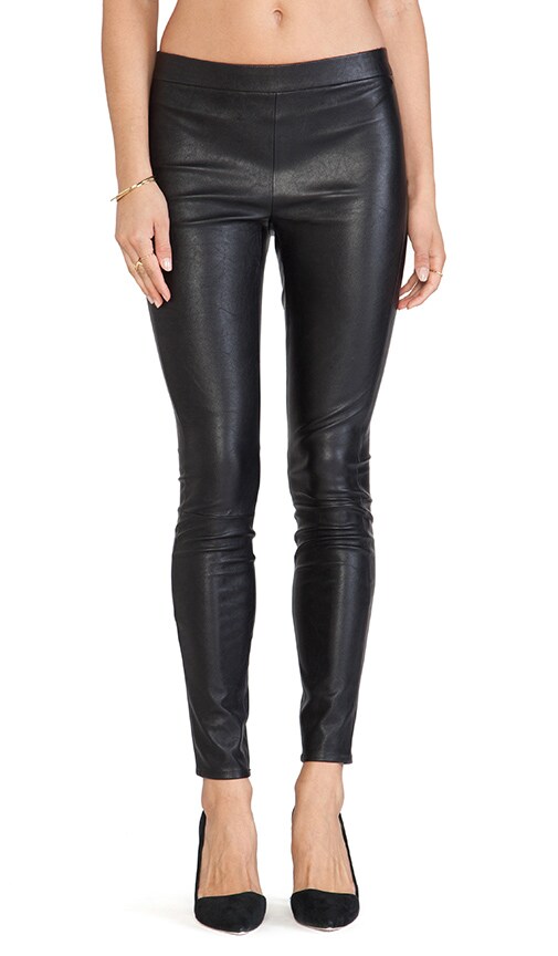 Steve Madden Tansy Faux Leather Legging in Black | REVOLVE