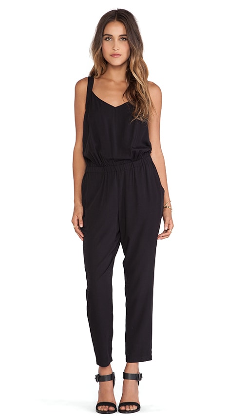 navy culotte jumpsuit