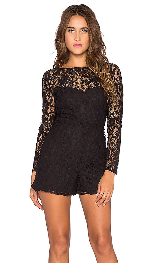 Steve Madden Dasha Romper in Black | REVOLVE