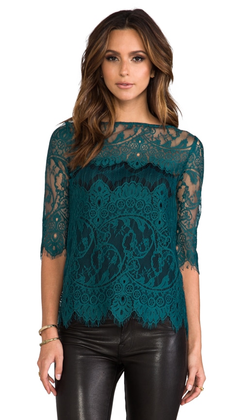 Josette Scalop Lace Top
