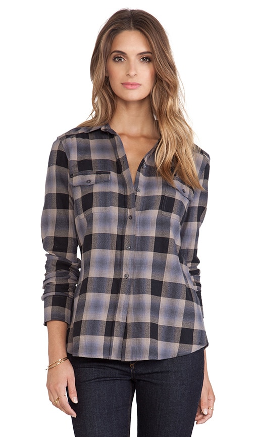 Collective Daisy Plaid Flannel Shirt