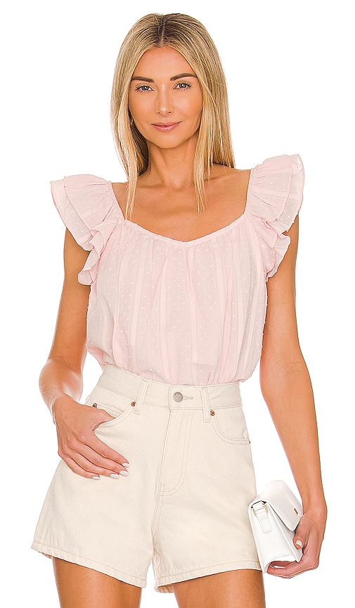 Steve Madden Head Over Heels Top in Pink Salt