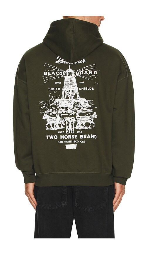 Barbour x Levi's Graphic Hoodie in Rosin | REVOLVE