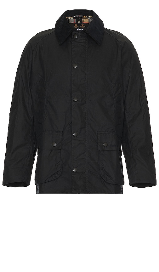 Barbour Ashby Wax Jacket In Navy