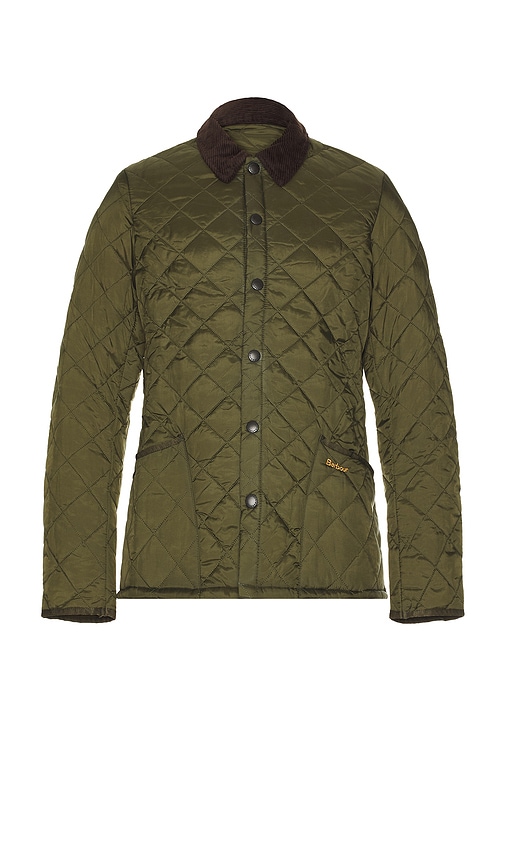 Barbour Heritage Liddesdale Quilted Jacket In Olive