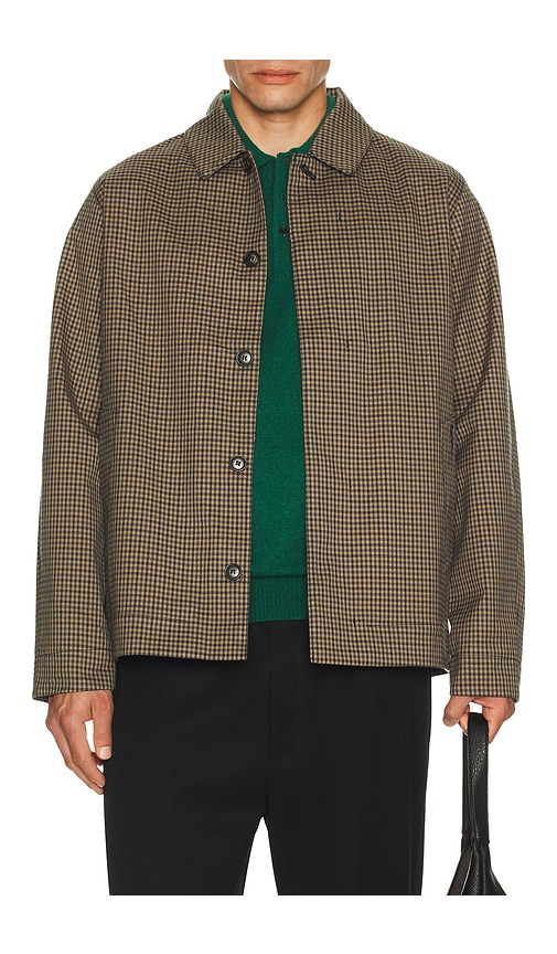 Barbour Check Short Lorden Showerproof Jacket