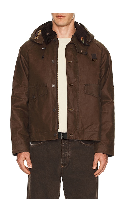 Barbour x Levi's Spey Wax Jacket in Tan | REVOLVE