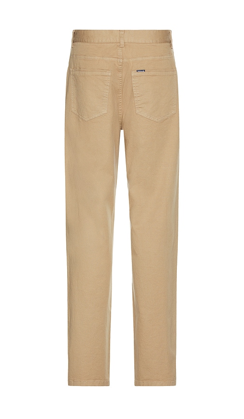 Shop Barbour Washed Stretch Twill Trouser In Washed Stone
