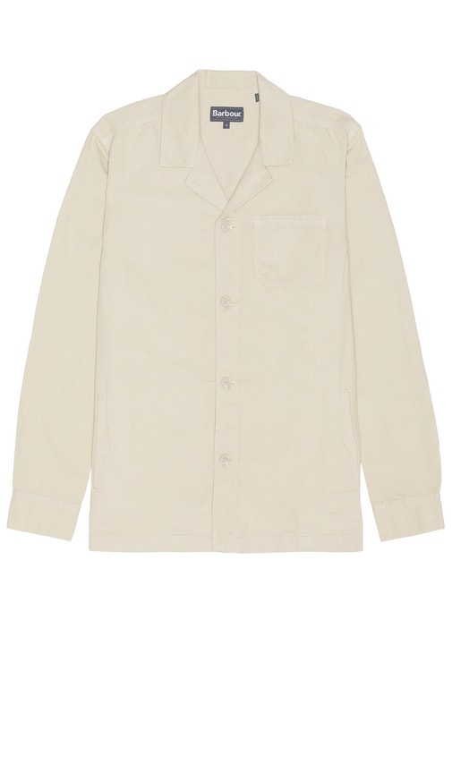Shop Barbour Melonby Overshirt In 浅灰