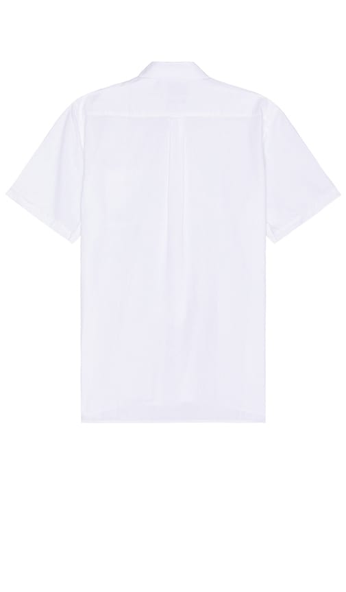 Shop Barbour Nelson Short Sleeve Summer Shirt In 白色