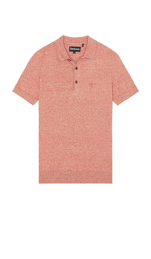 Buston Knit Polo in Red. - size L (also in M, S, XL/1X) - Barbour - Modalova