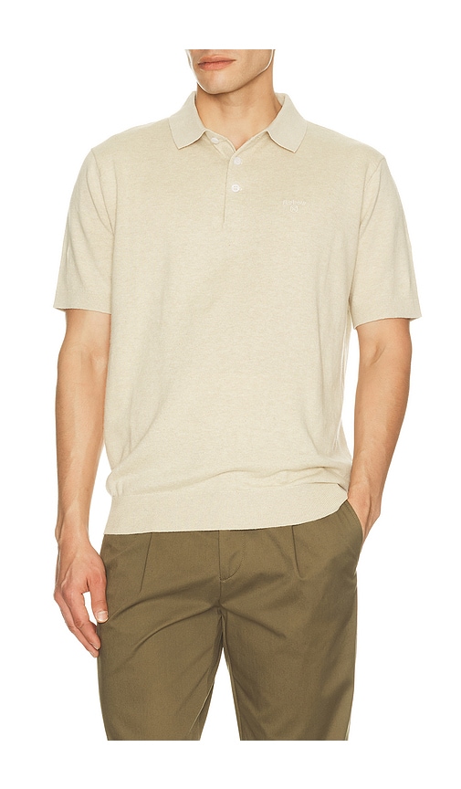 Barbour Muston Linen Blend Knitted Polo