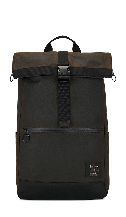 Barbour Field Wax Fold Over Backpack
