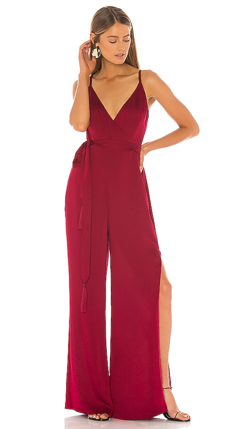 Bcbg wrap sales front jumpsuit