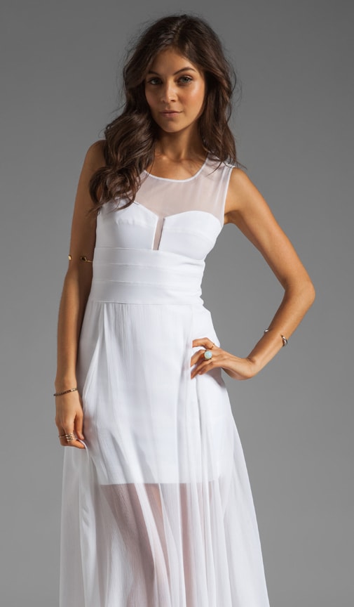 Sheer Maxi Tank Dress