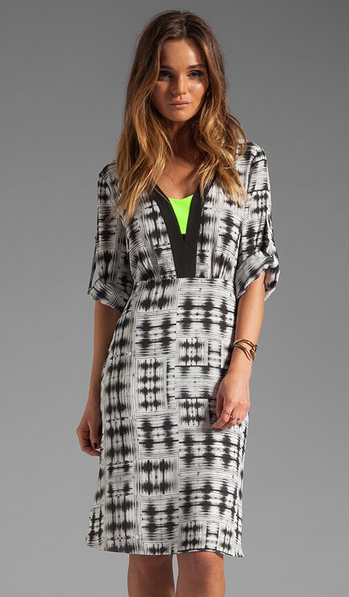 Long Sleeve Deep V Dress