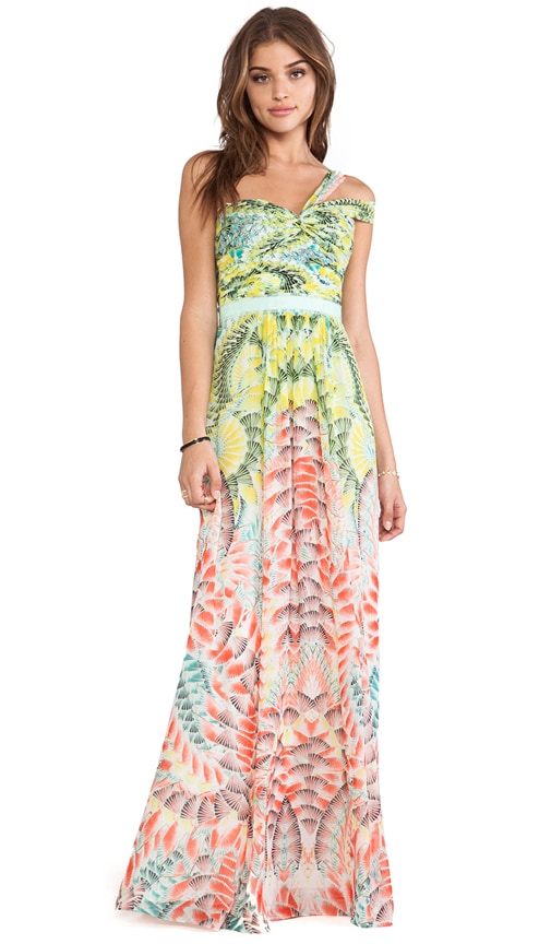 One Shoulder Maxi Dress