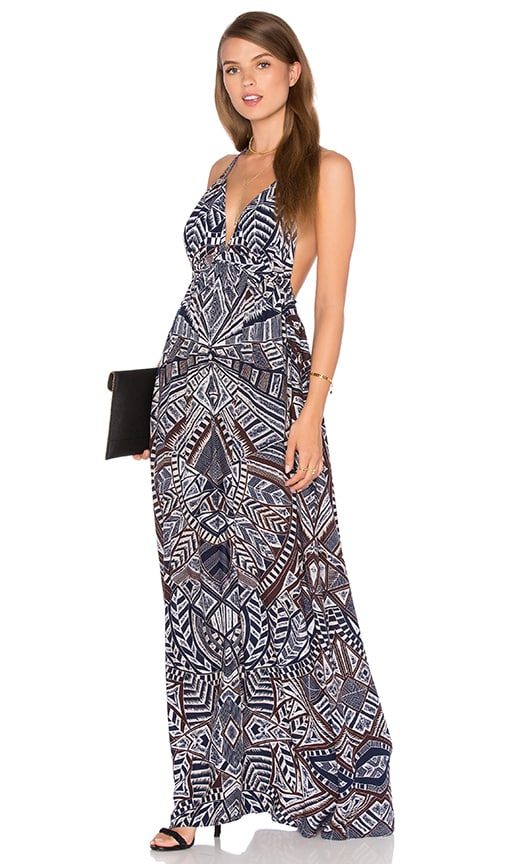 BCBGMAXAZRIA Kamala Maxi Dress in South Pacific Combo REVOLVE