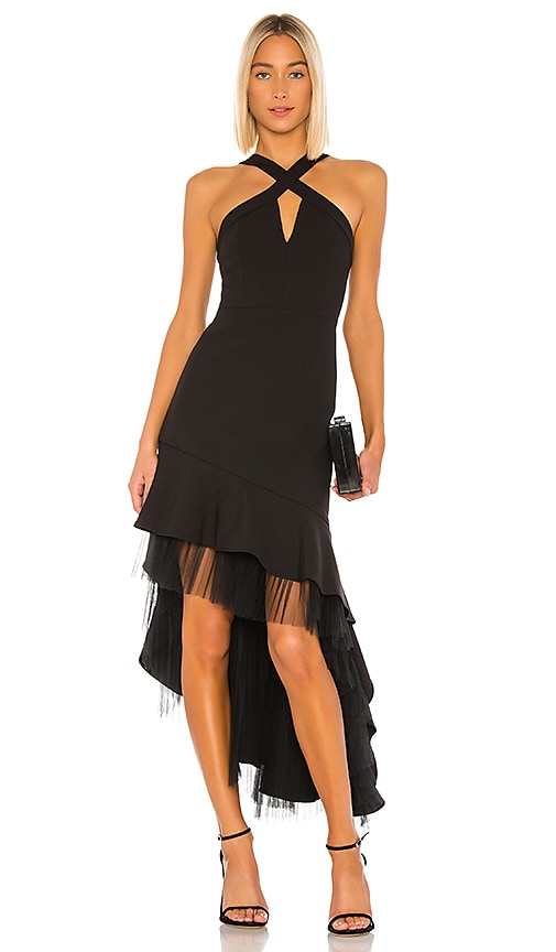 bcbg high low dress