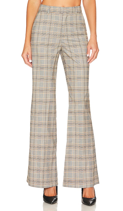 BCBGMAXAZRIA Plaid Pant in Multi