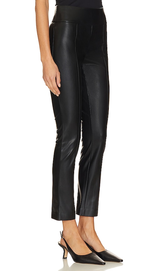 Shop Bcbgmaxazria Leather Pant In Black
