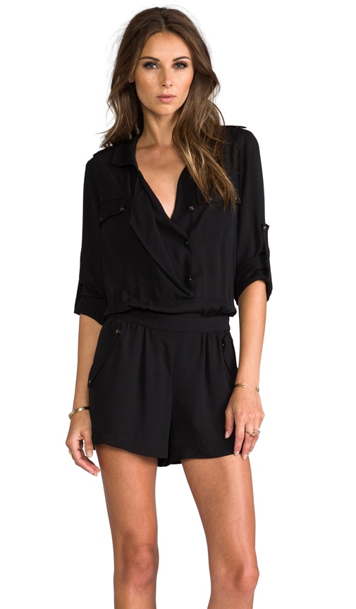 bcbg romper black