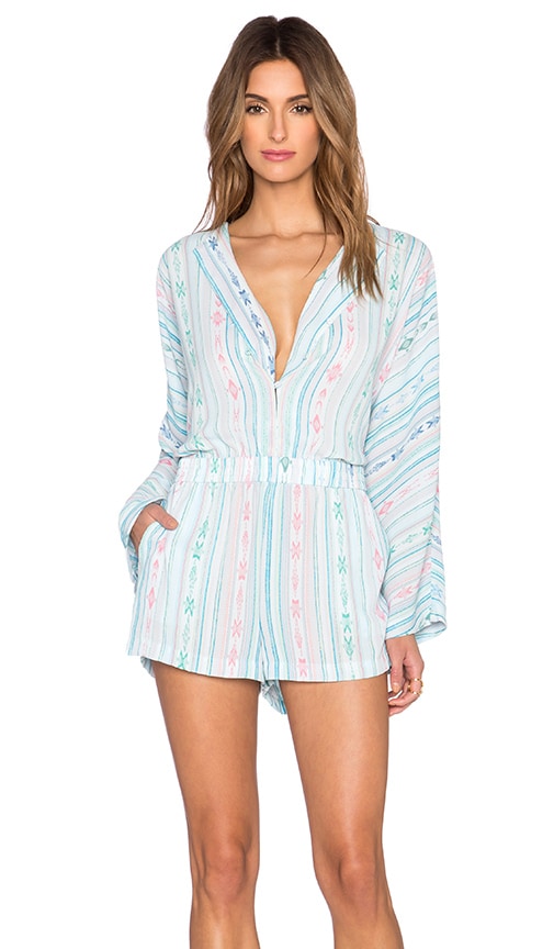 Danae Plunge Neck Romper