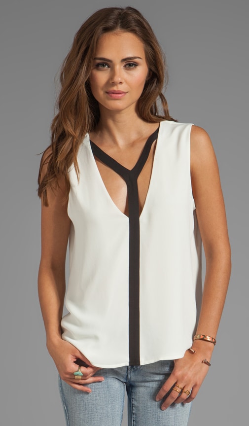 Black Trim Combo Top