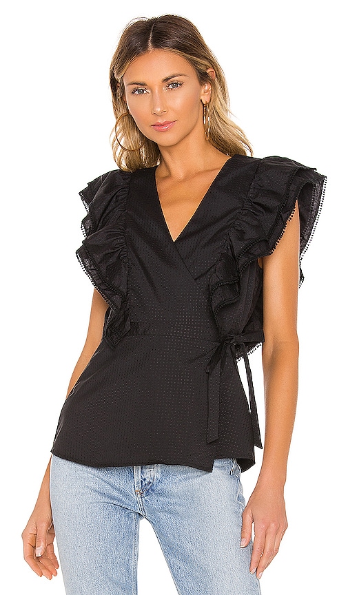 bcbg ruffle top