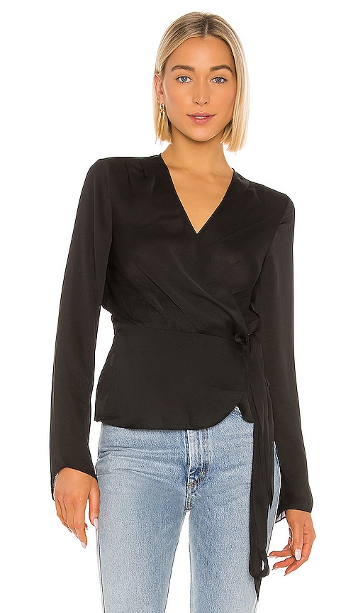 Woven Wrap Top